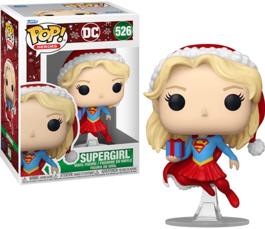 funko pop! holiday 24 heroes 526 supergirl