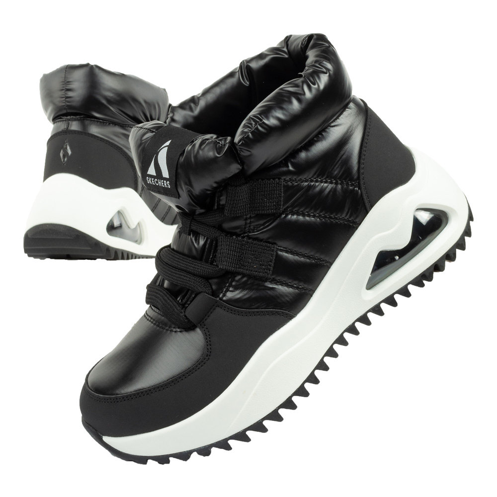 Buty zimowe śniegowce damskie Skechers Uno [177559/BLK]-38,5