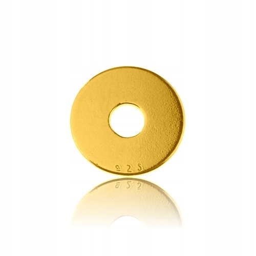 Zawieszka blaszka KRĄŻEK OBRĘCZ CELEBRYTKA srebro