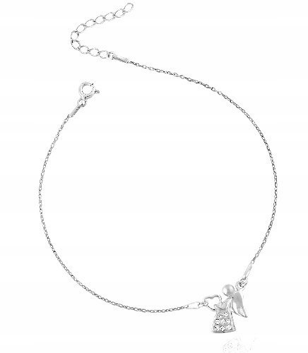 Bransoletka ANIOŁ ANIOŁEK SWAROVSKI srebro 925