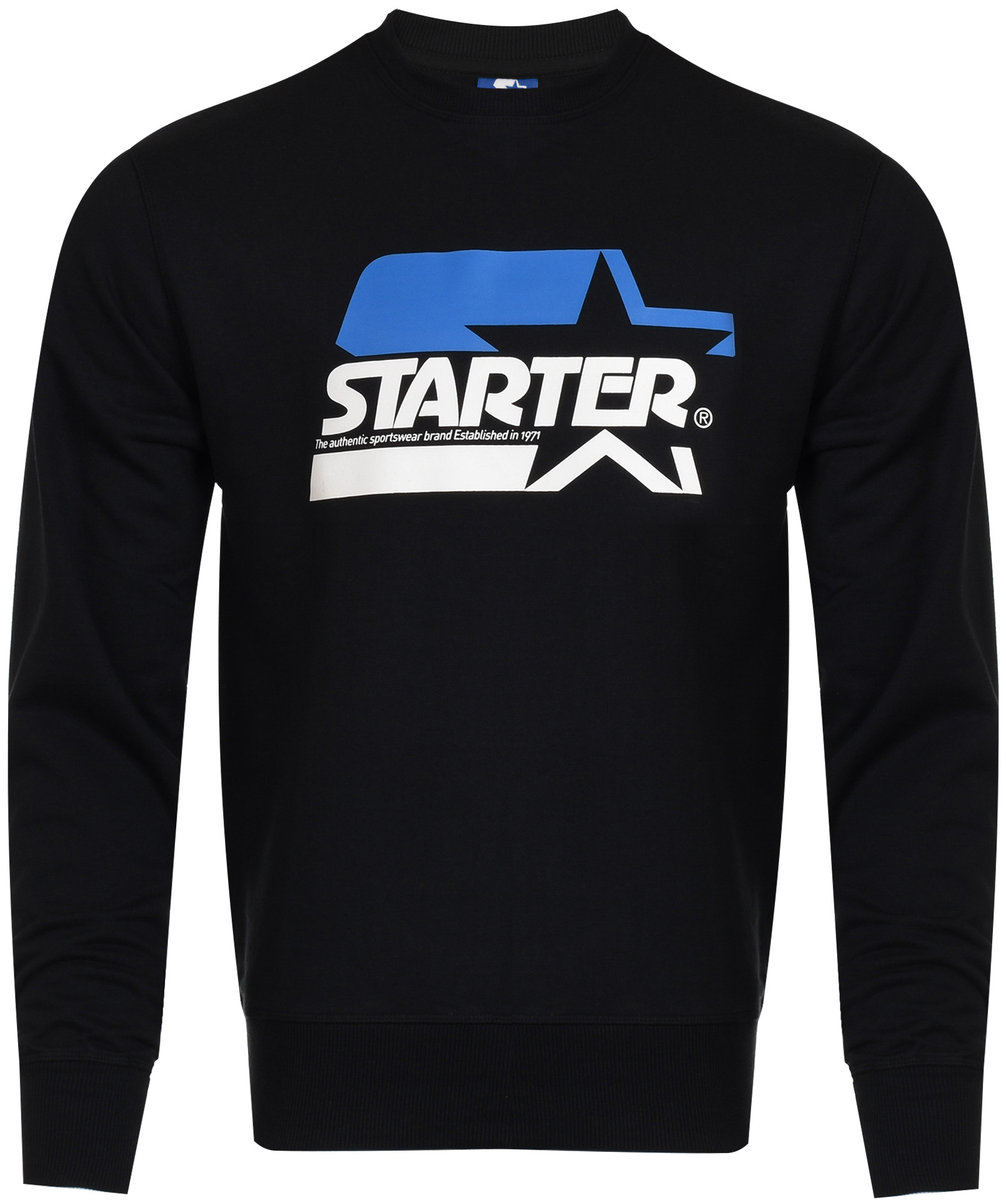 Bluza z kapturem STARTER - EXIT SWEATSHIRT CSG00966 BLACK-S