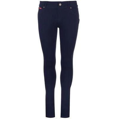 Lee Cooper legginsy damskie granatowe Solid, Rozmiar XS