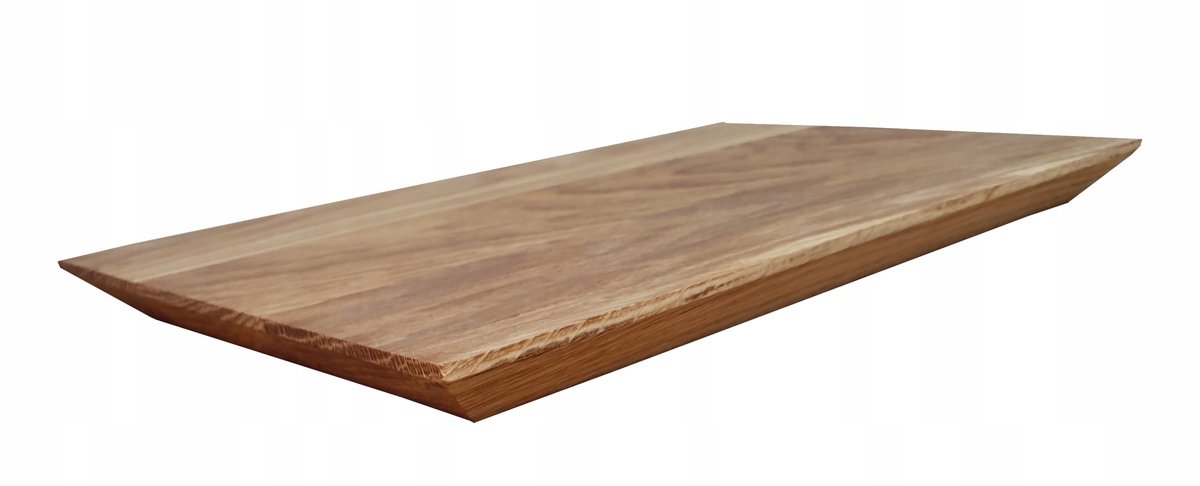 Dębowa deska kuchenna 30 x 20 cm z podcięciem krojenia serwowania