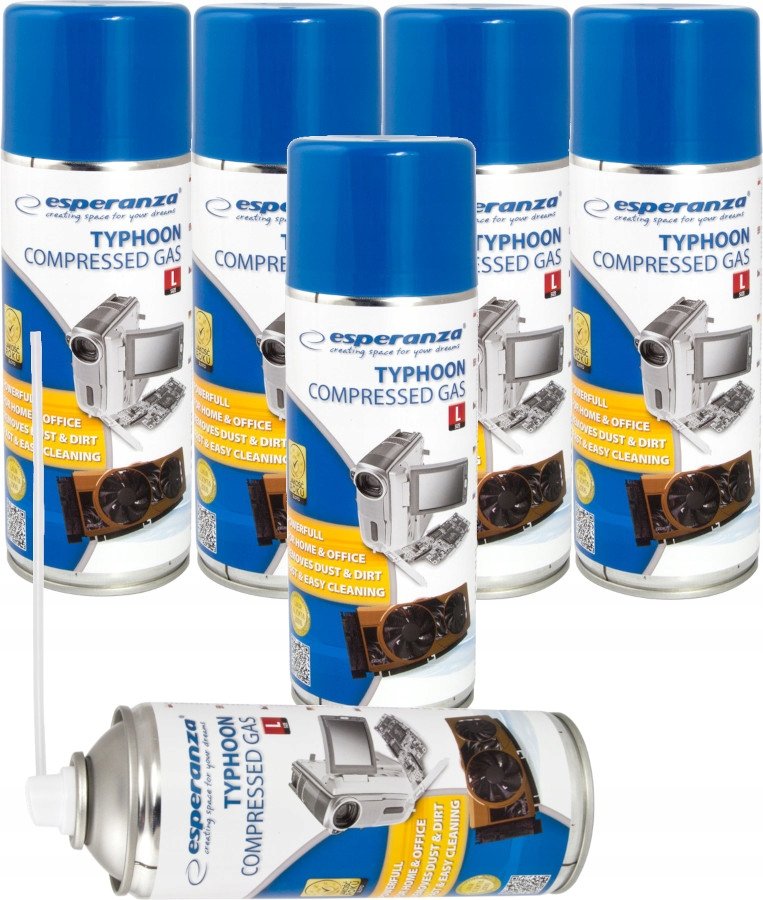 SPRĘŻONY GAZ DO ELEKTRONIKI ESPERANZA 5x400ML