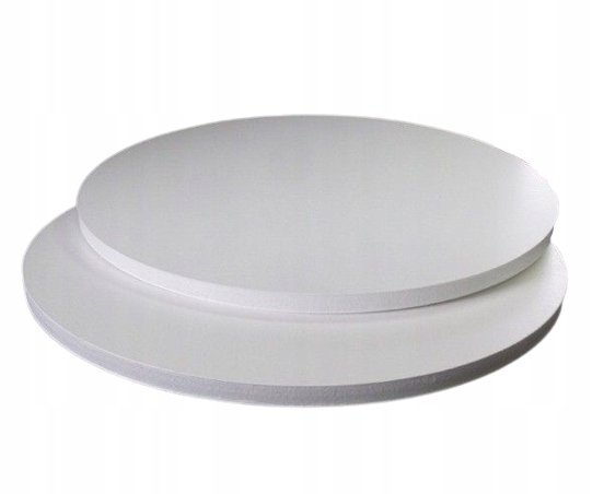 PODKŁAD POD TORT BIAŁY 36 cm OKRĄGŁY GRUBY DO STYLU ANGIELSKIEGO