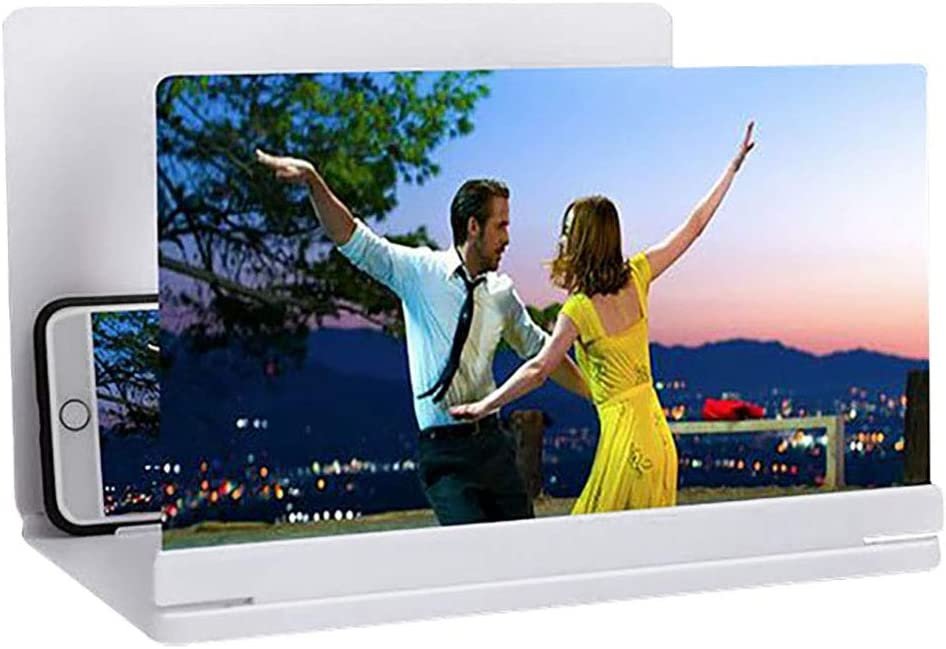 EKRAN SZKŁO POWIĘKSZAJĄCE DO TELEFONU 11CAL BIAŁY