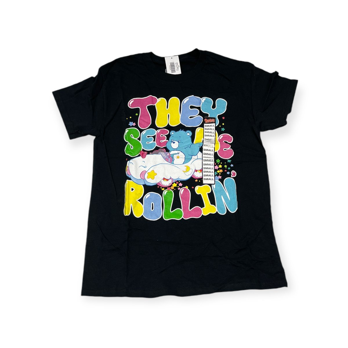 Koszulka T-shirt damski okrągły dekolt SPENCER'S CARE BEARS S