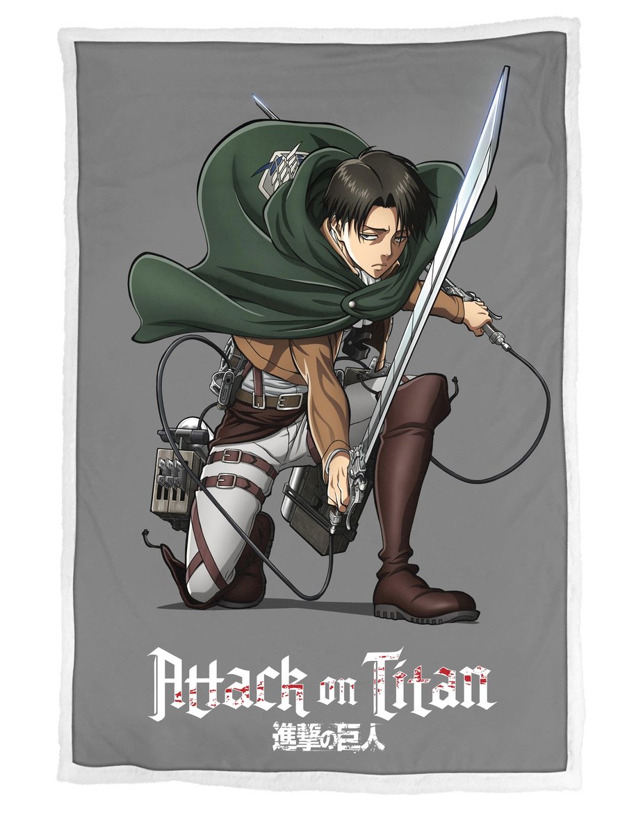 KOC SHERPA 100X150 CM LIVAI ATTACK ON TITAN Homadict