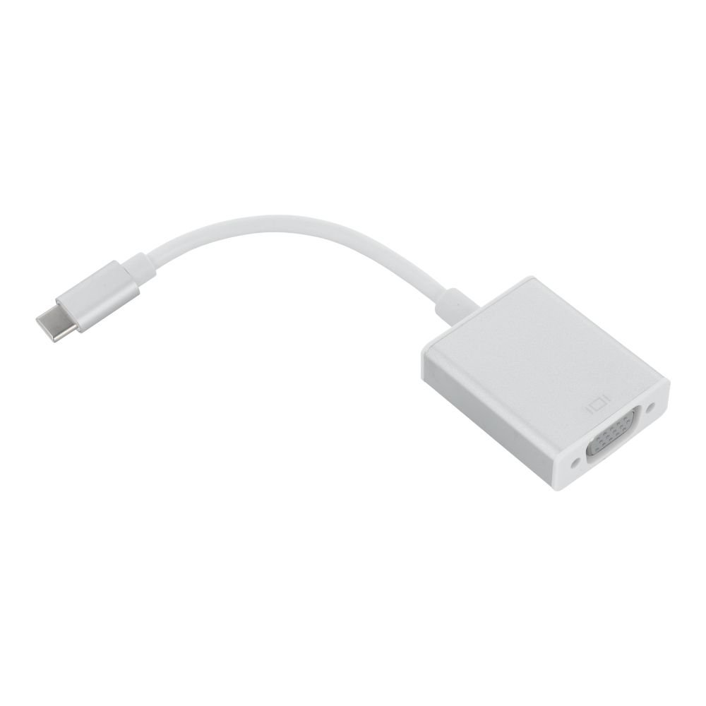 Adapter Typ C (męski) do VGA biały