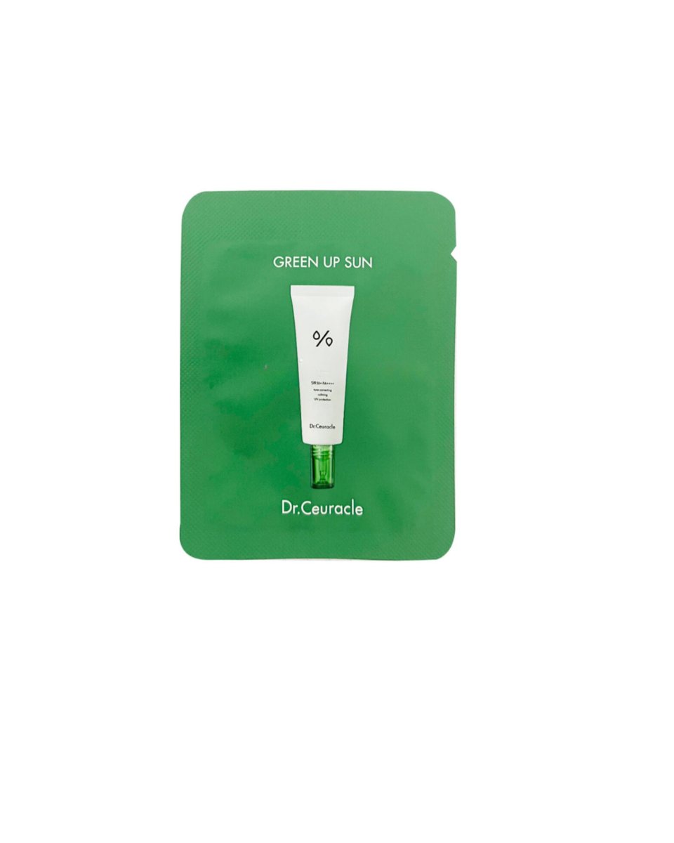 Dr. Ceuracle, Green Up Sun SPF 50 +, nawilżający krem przeciwsłoneczny SPF50+, 2 ml