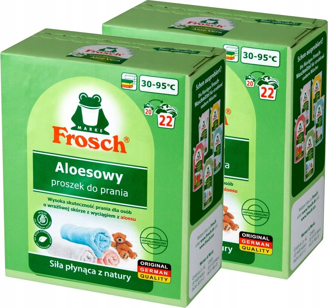 FROSCH Sensitive Proszek do Prania Ekologiczny 44p
