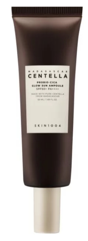 SKIN1004 Madagascar Centella Probio-Cica Glow Sun Ampoule SPF50+ Krem ochronny do twarzy