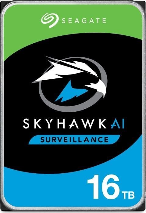 Dysk serwerowy Seagate SkyHawk AI 16TB 3.5'' SATA III 6 Gb/s ST16000VE004
