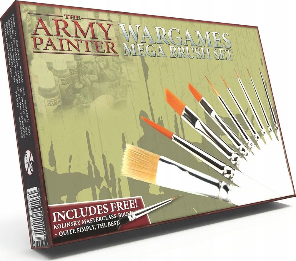Army Painter The Army Painter: Wargames Mega Brush Set 2023