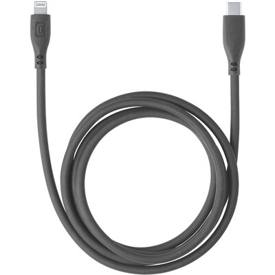 Cellularline Soft Cable - Kabel USB-C do Lightning certyfikat MFi 1.2 m (czarny)