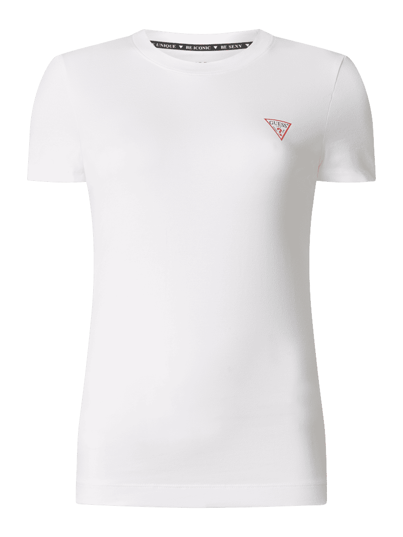 T-shirt z nadrukiem z logo