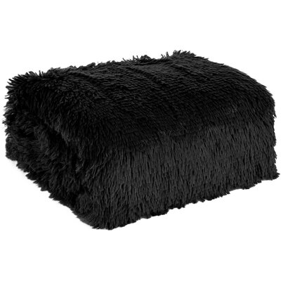 Koc EUROFIRANY Design 91 Tiffany 70 x 160 cm Czarny