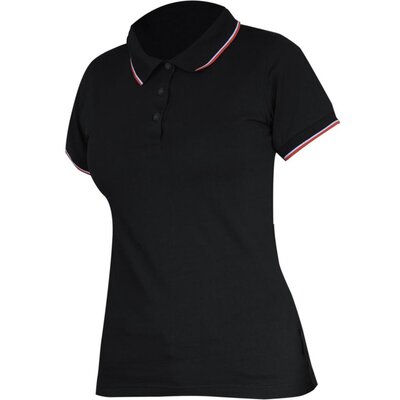 LAHTI PRO Koszulka polo damska 190g/m2, czarna, 