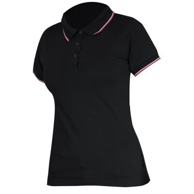 LAHTI PRO Koszulka polo damska 190g/m2, czarna, 