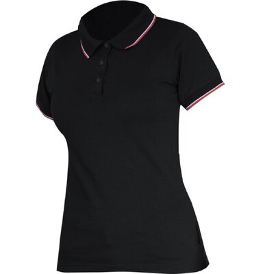 LAHTI PRO Koszulka polo damska 190g/m2, czarna, 