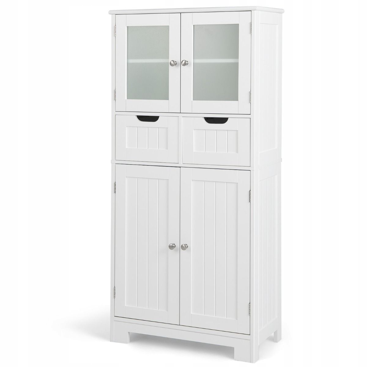 Szafka kuchenna Costway biały 30 x 60 x 128 cm kolor frontu: biały