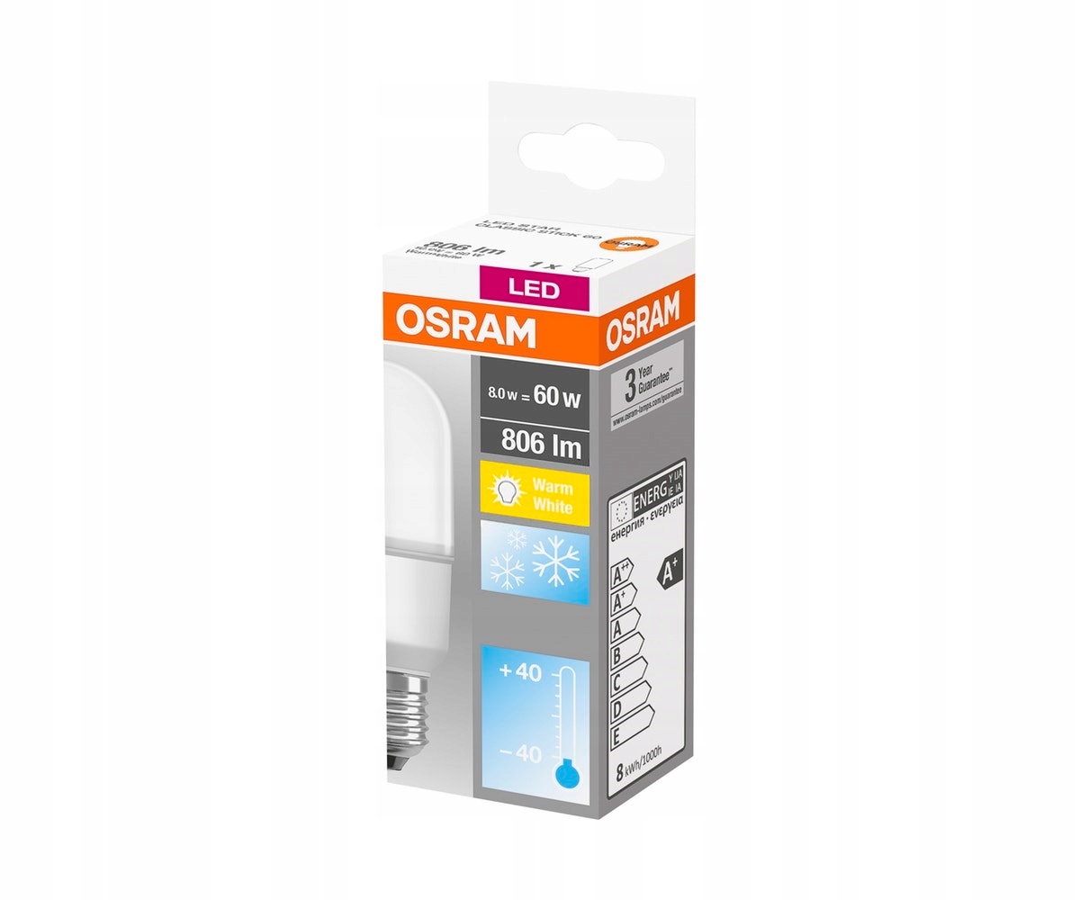 Żarówka Osram Led Star Stick rurka 8W 2700K E27