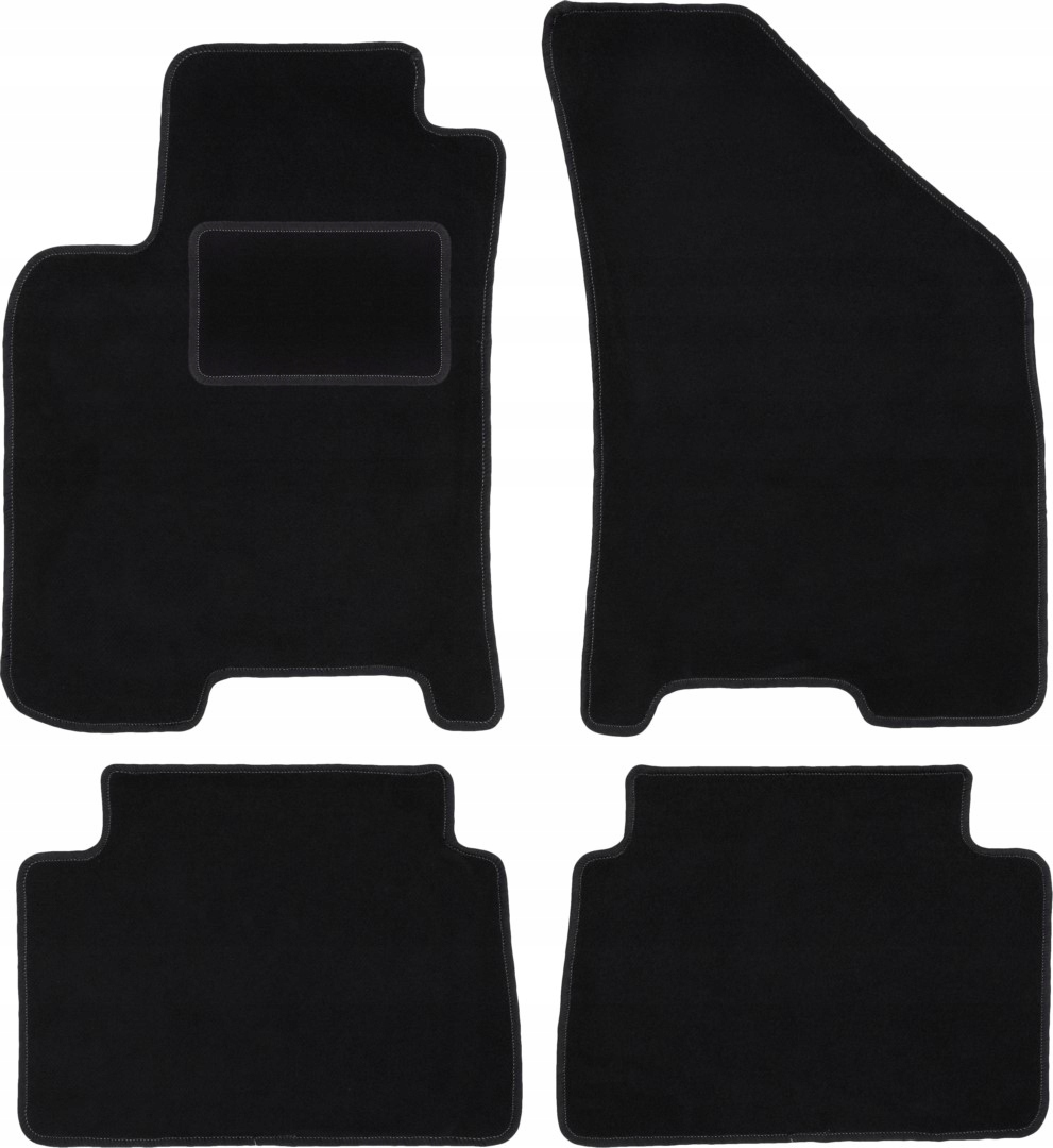 dywaniki czarne do: Chevrolet Lacetti hatchback, sedan 2003-2012