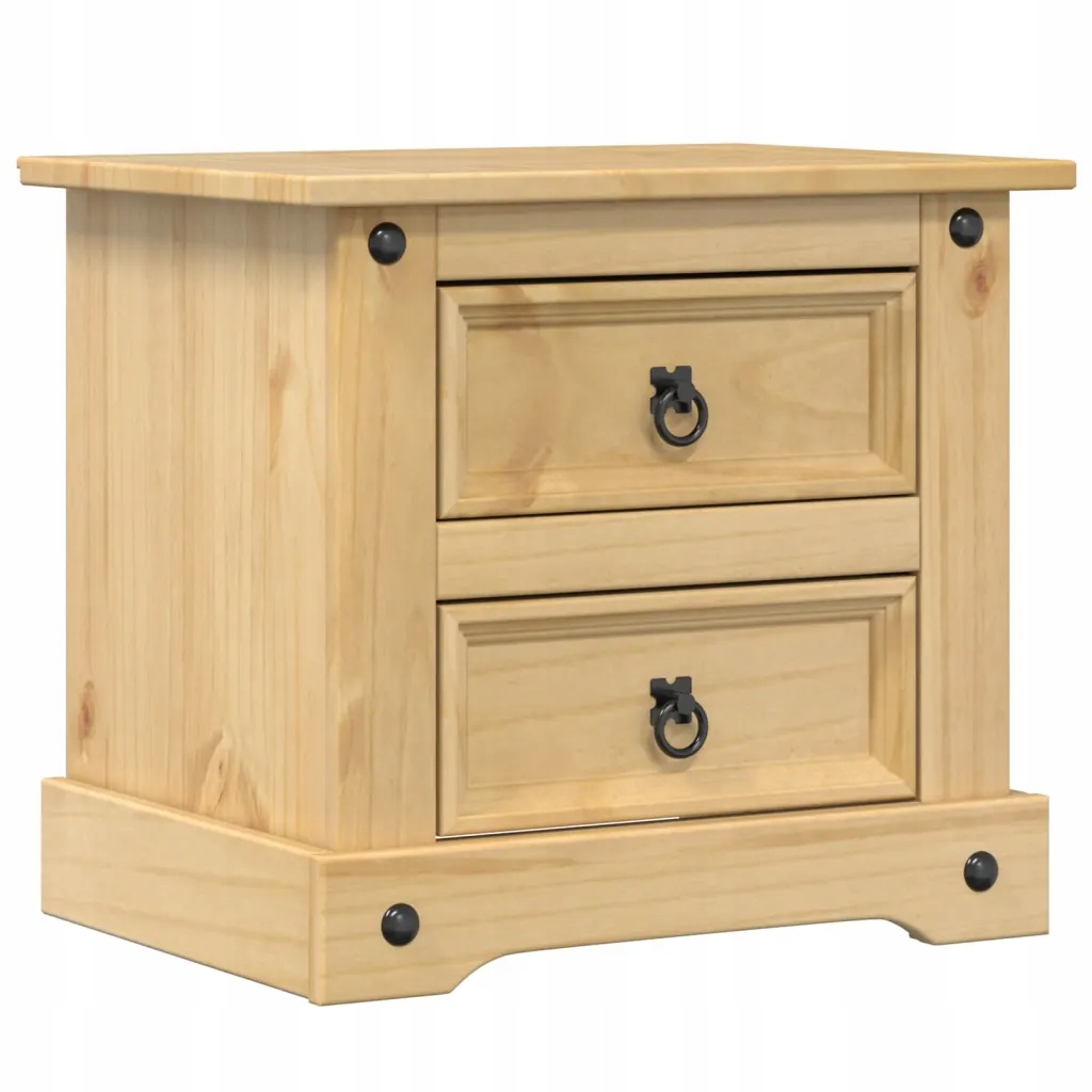 Szafka nocna Corona, 53x39x50 cm, lite drewno sosn