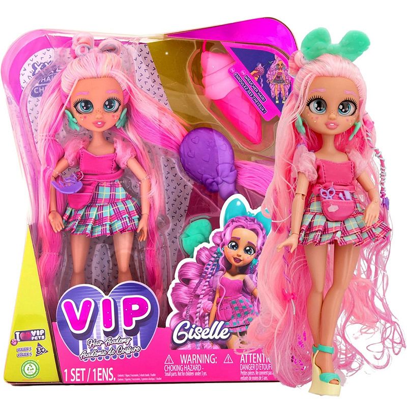 Vip Girls Doll Lalka Do Czesania Stylizacji Giselle 715172(3)
