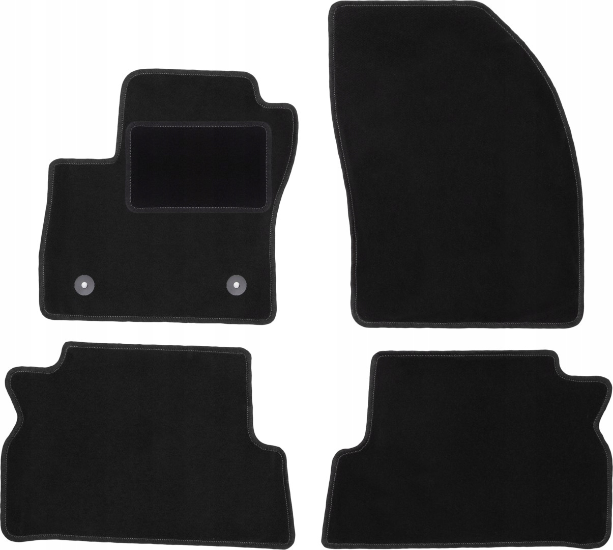 dywaniki czarne do: Ford C-max MK2 minivan 2011-2015