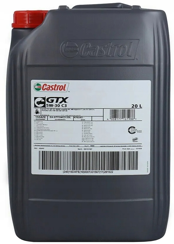 Castrol Gtx C3 5W30 20L