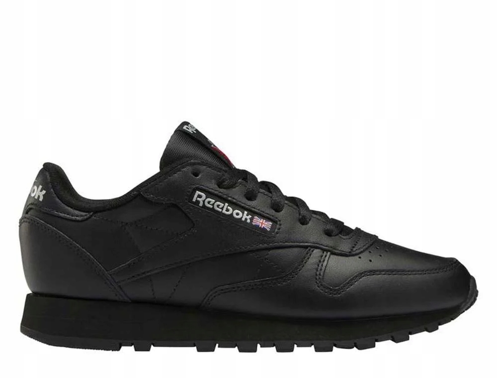 Buty młodzieżowe Reebok Classic sneakers czarne skóra 100008497 37.5