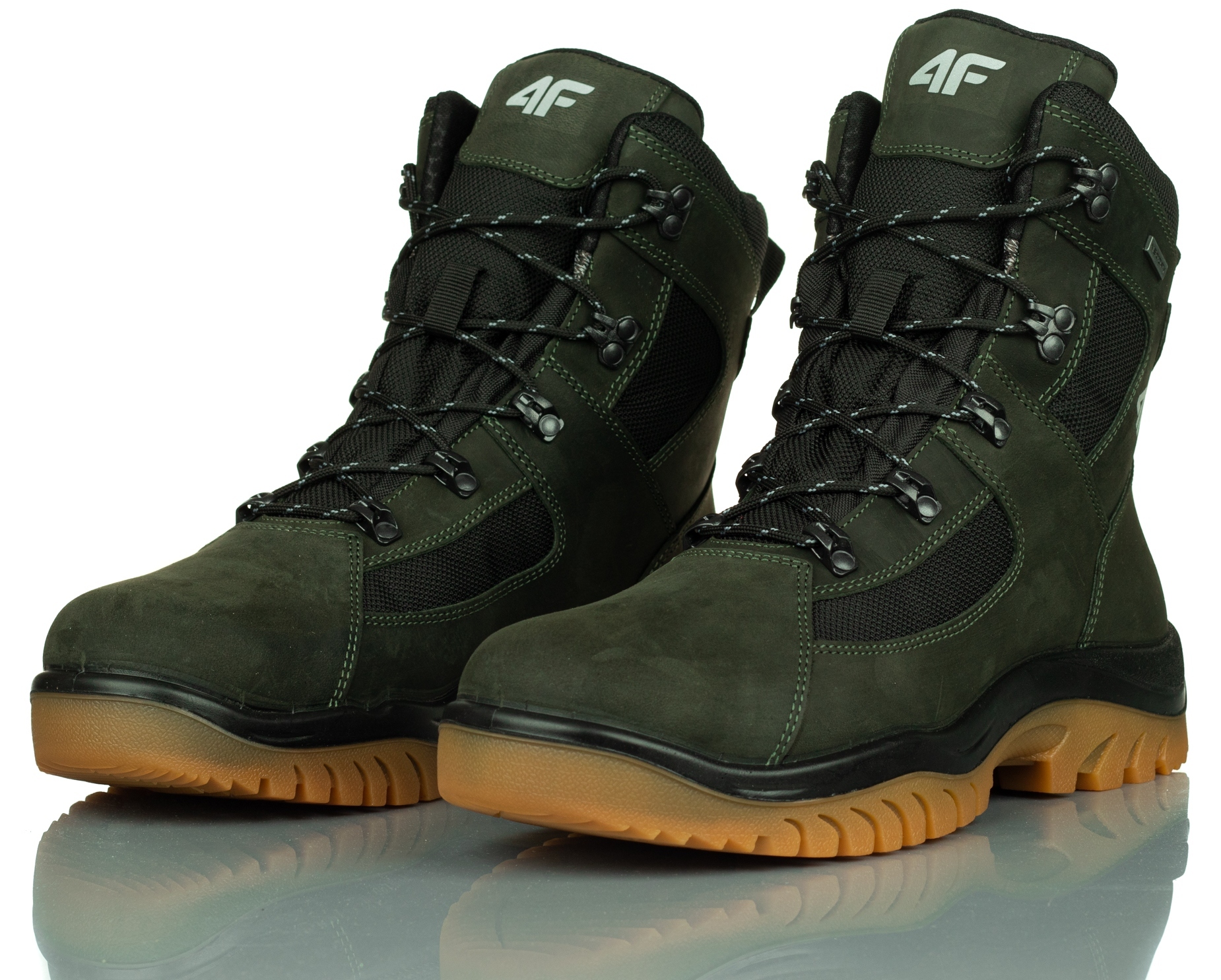Buty Męskie 4F Trekkingowe Taktyczne Zimowe OBMH259 43S R-41