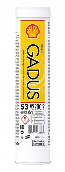 Smar Shell Gadus S3 V220C 2 400g Do Wysokich Obciążeń Wielofunkcyjny
