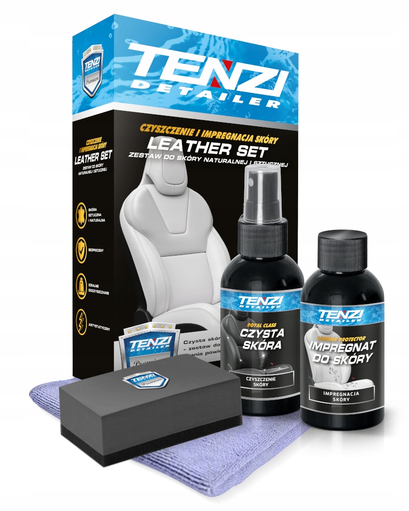 Tenzi Detailer Leather Set Zestaw Do Czyszczenia I Impregnacji Skóry