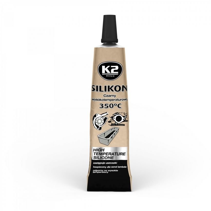 K2 Silikon Czarny 21G B205N Silikon Wysokotemperat
