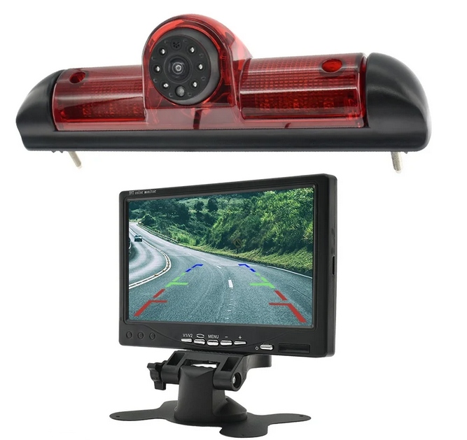 Monitor 7'' Kamera cofania Fiat Ducato Peugeot Boxer Citroen Jumper 2006 ->