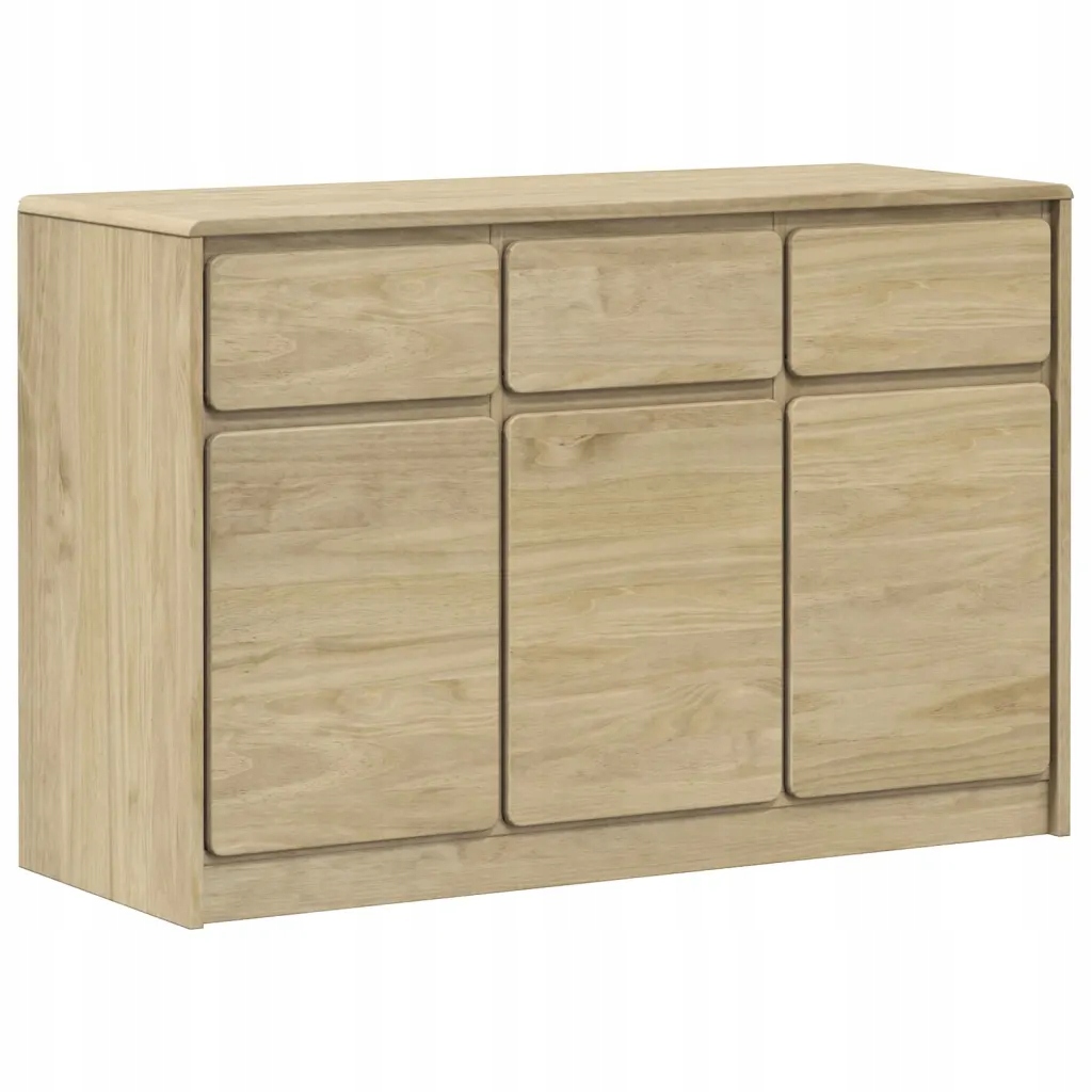 Szafka z szufladami Sauda, kolor dębowy, 114x43x7