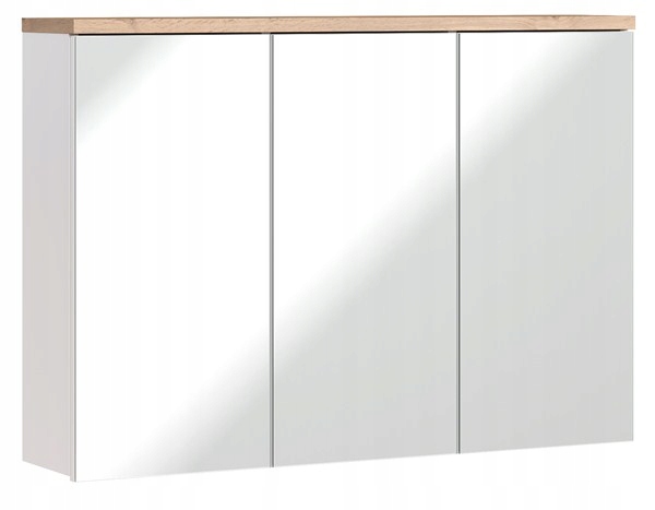 Szafka z lustrem 100cm do łazienki Bali White 845