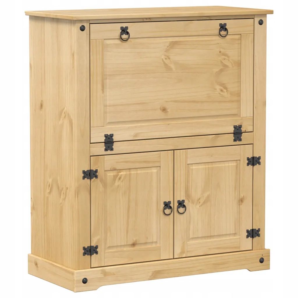 Szafka na wino Corona, 97x45x114 cm, lite drewno s