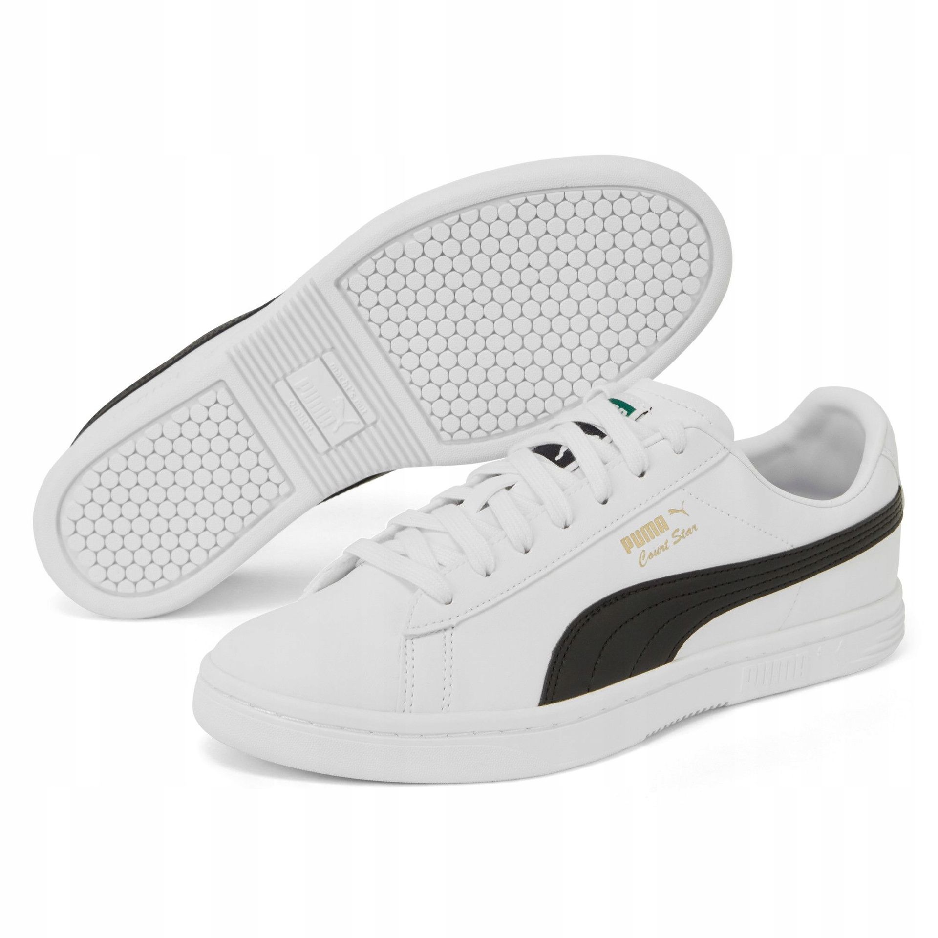 Buty Skórzane Białe Casual Puma Court Star Sl 384676 01 R-45
