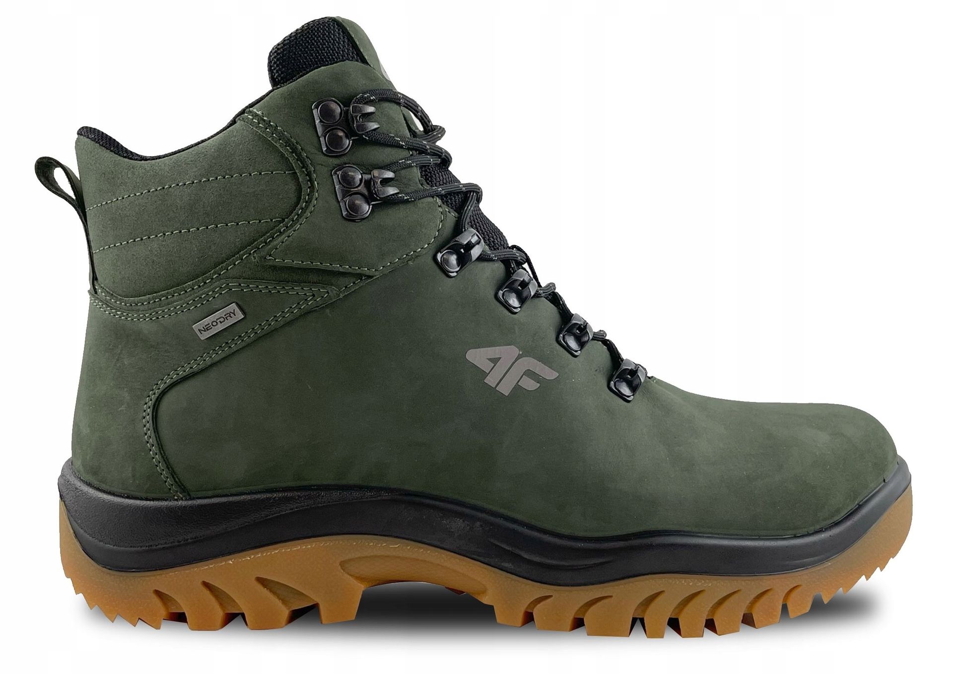 Obuwie 4F Trekkingowe Zimowe Ocieplane Khaki Rozmiar 43