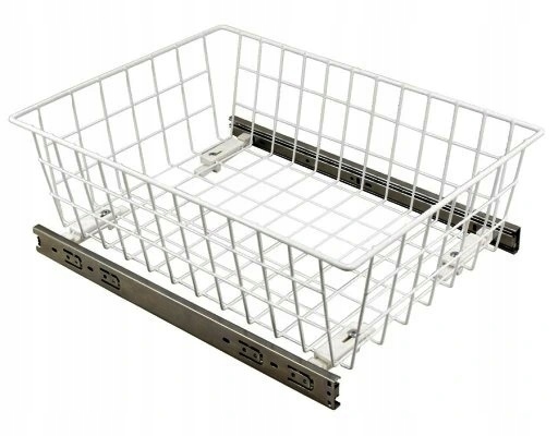 Szuflada Kosz MD 400/200 Biała Pełny Wysuw