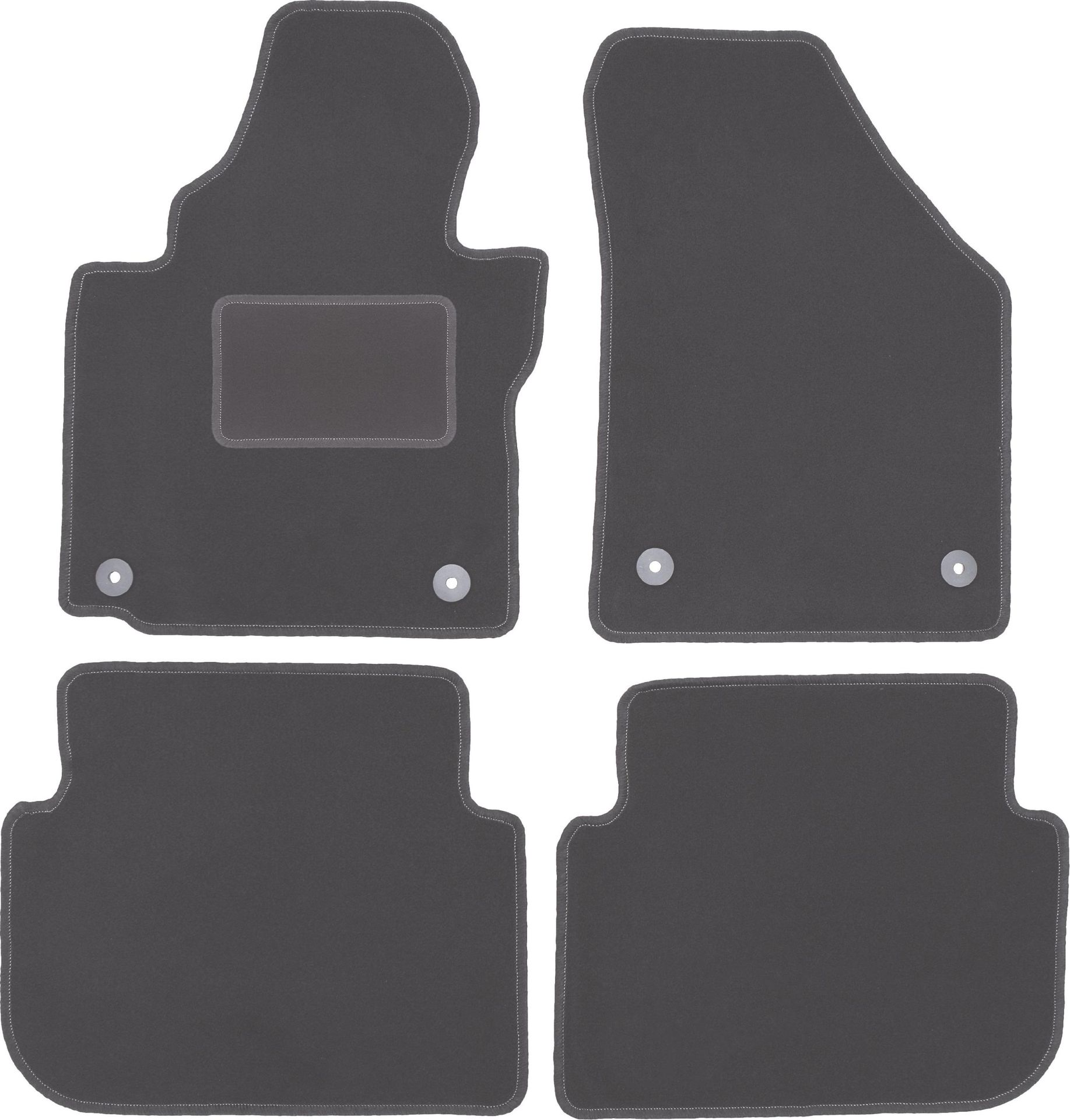dywaniki Carlux grafit: Volkswagen Touran I minivan 2004-2010
