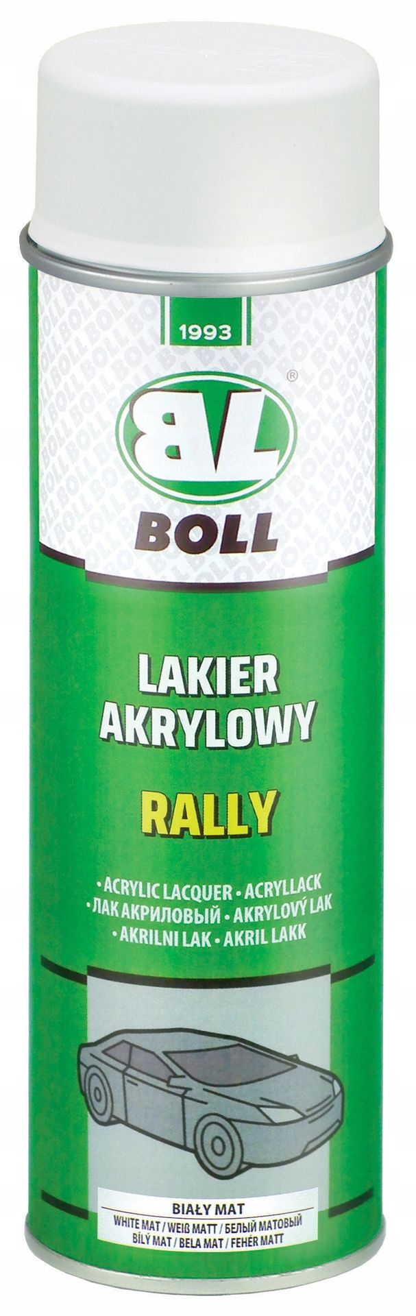 Boll Lakier Akrylowy Biały Rally Biały Mat