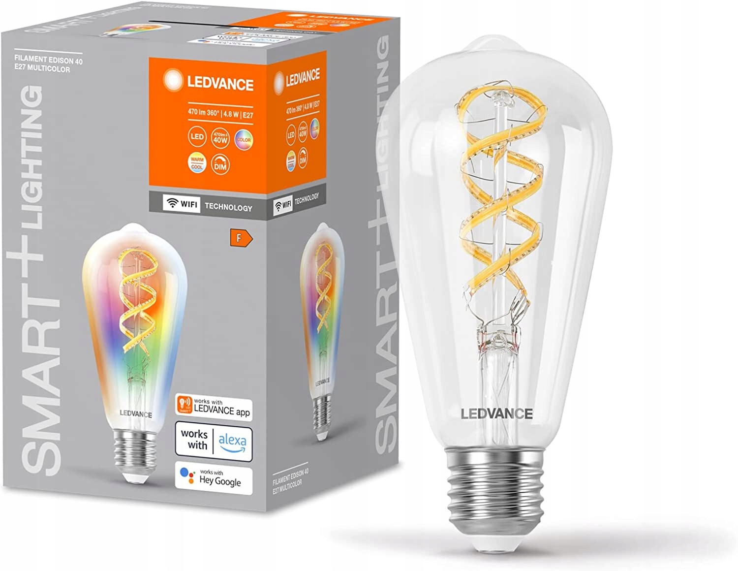 Ledvance Żarówka Led E27 Wifi 4,8W