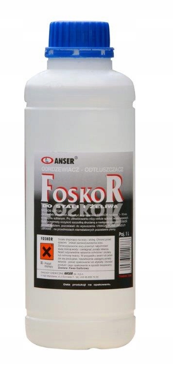 Odrdzewiacz Foskor Na Rdzę Do Metalu I Żeliwa 1L