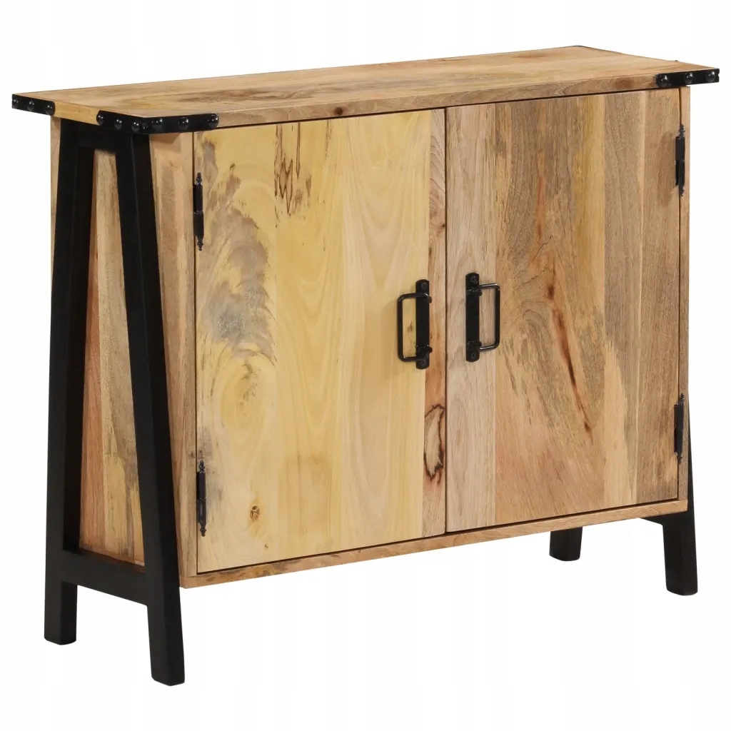 Szafka, 88x30x69 cm, lite drewno mango