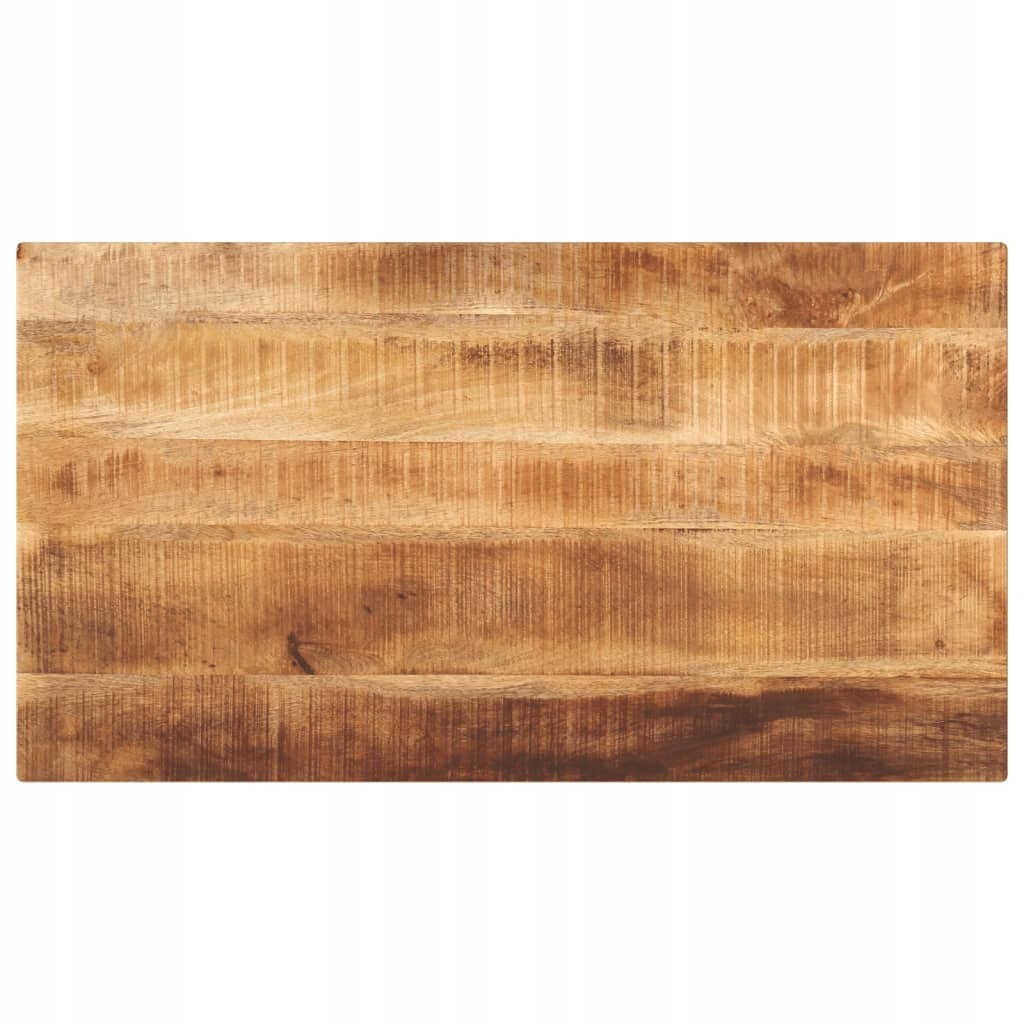 Blat Do Stołu 100X60X1,5CM Prostokątny Surowe Drewno Mango