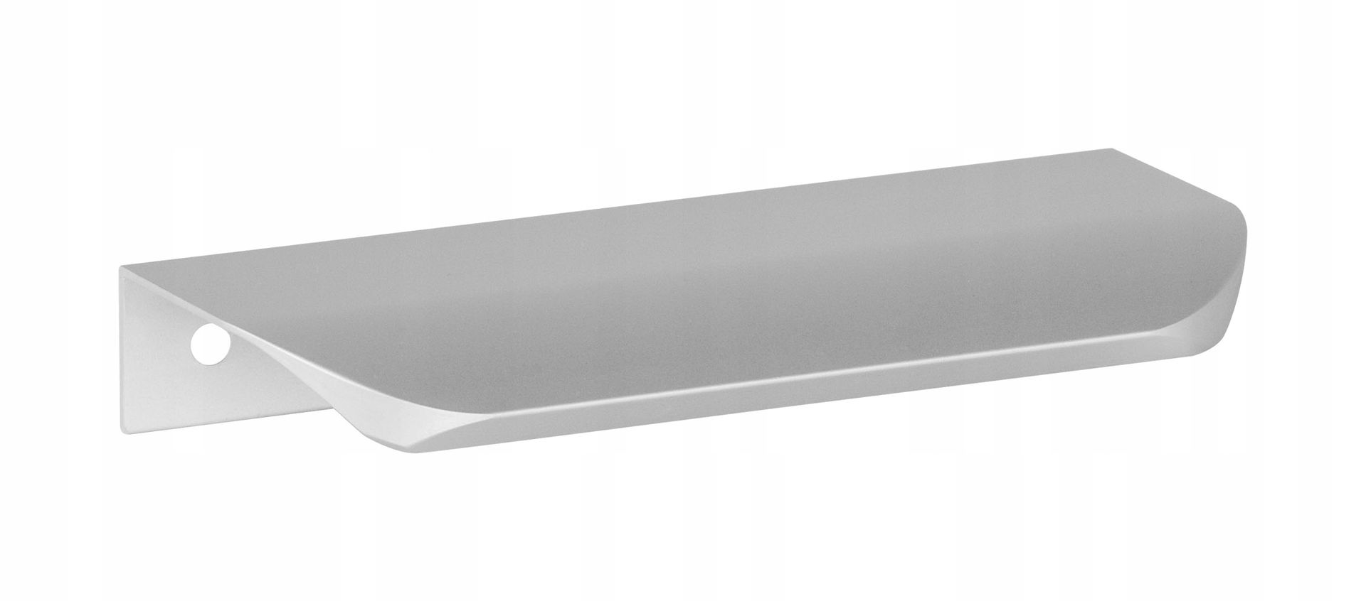 Uchwyt meblowy krawędziowy Srebrny Alu 160/180mm lekki wytrzymały UA02